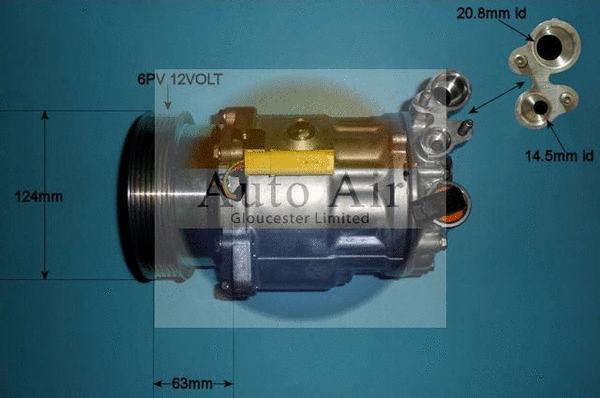 Compressor, air conditioning (14-0221)