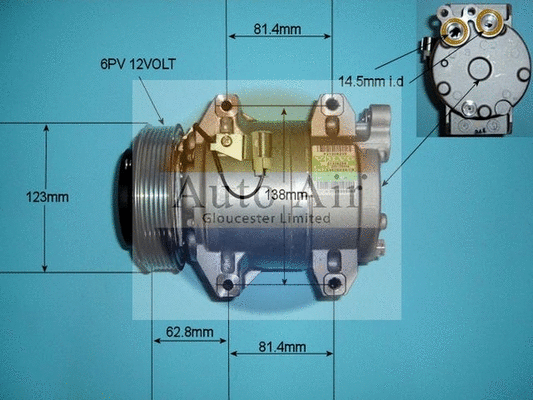 Compressor, air conditioning (14-9702)