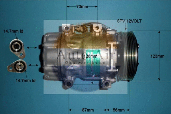 Compressor, air conditioning (14-0094)