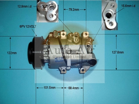 Compressor, air conditioning (14-9772)
