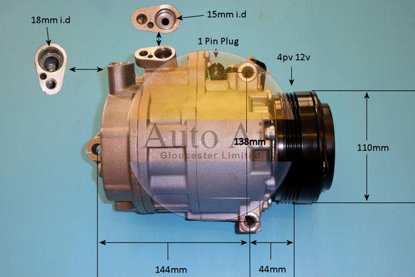 Compressor, air conditioning (14-6469P)