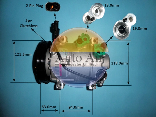 Compressor, air conditioning (14-1072)