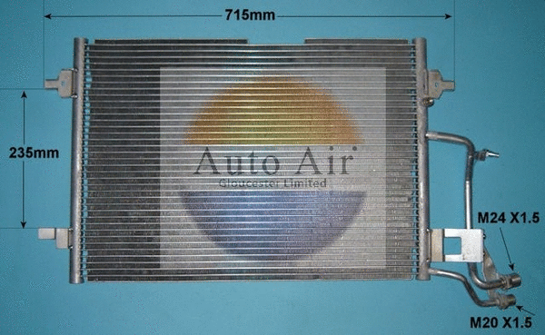 Condenser, air conditioning (16-6146)