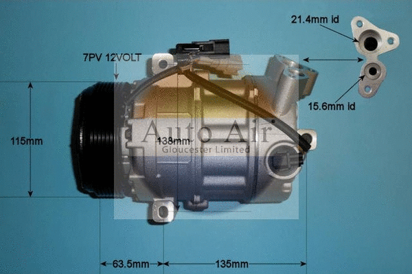 Compressor, air conditioning (14-9734P)