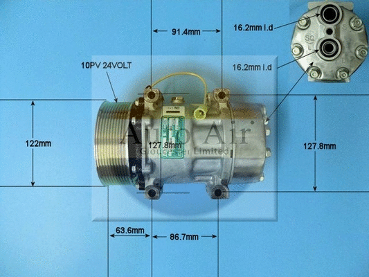 Compressor, air conditioning (14-8216)
