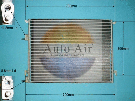 Condenser, air conditioning (16-6021)