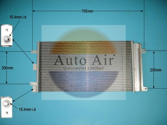 Condenser, air conditioning (16-9794)