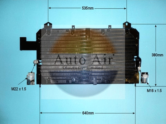 Condenser, air conditioning (16-1293)