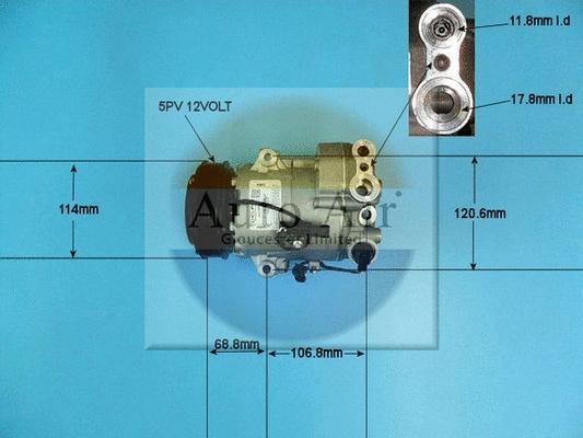 Compressor, air conditioning (14-7478)