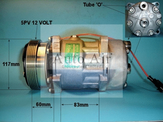 Compressor, air conditioning (14-7882)