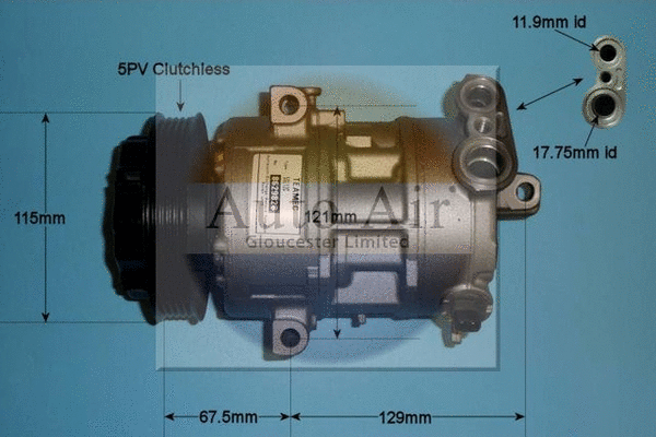 Compressor, air conditioning (14-1449R)