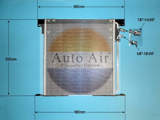 Condenser, air conditioning (16-1202)