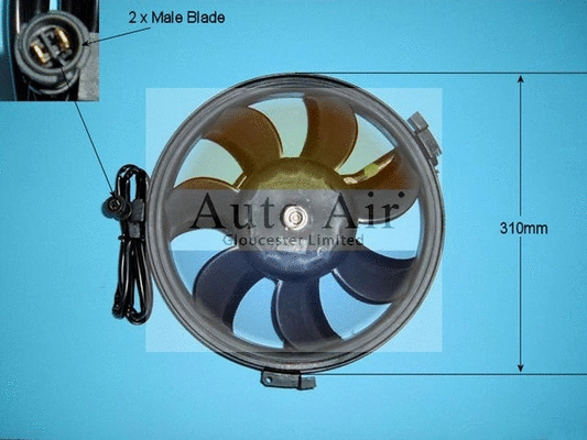 Electric Motor, radiator fan (05-1113)