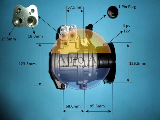 Compressor, air conditioning (14-9749P)