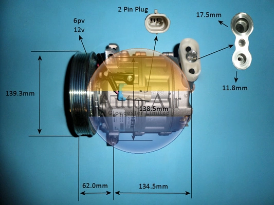 Compressor, air conditioning (14-0348)