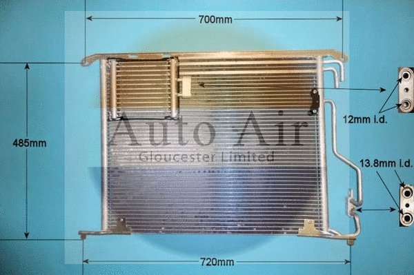 Condenser, air conditioning (16-9826)