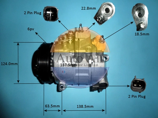 Compressor, air conditioning (14-0822P)