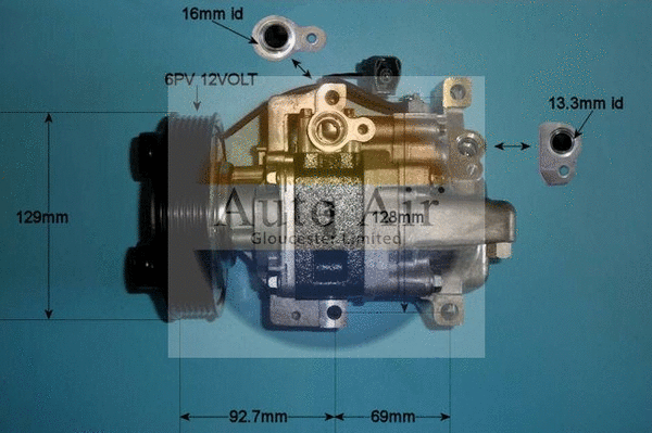 Compressor, air conditioning (14-1134P)