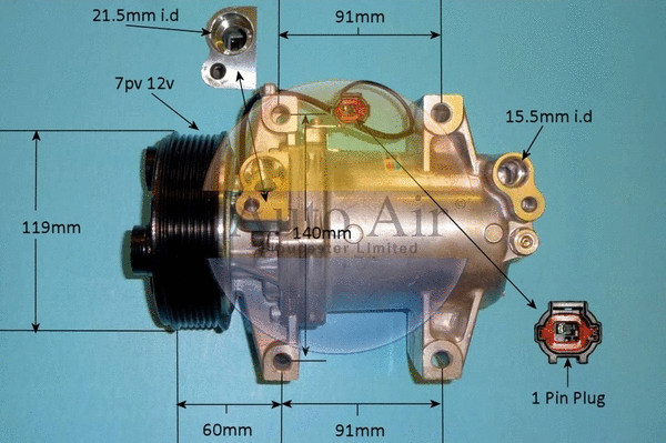 Compressor, air conditioning (14-0248P)