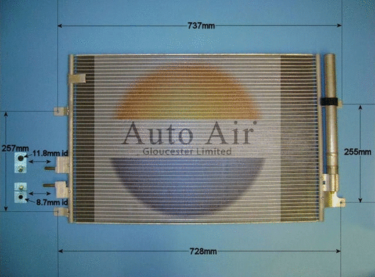 Condenser, air conditioning (16-9639)