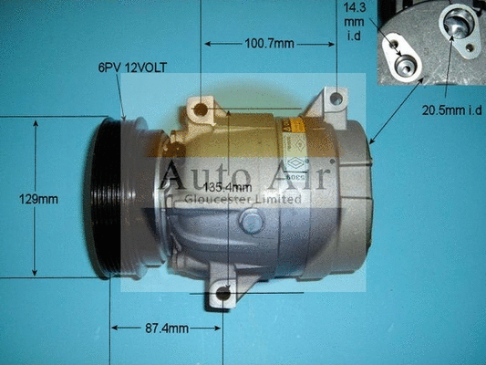 Compressor, air conditioning (14-6247)
