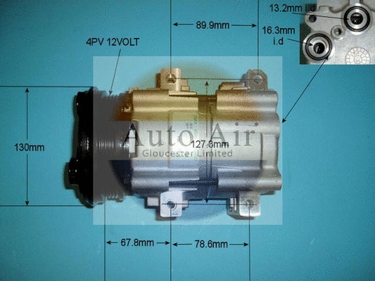 Compressor, air conditioning (14-7136)