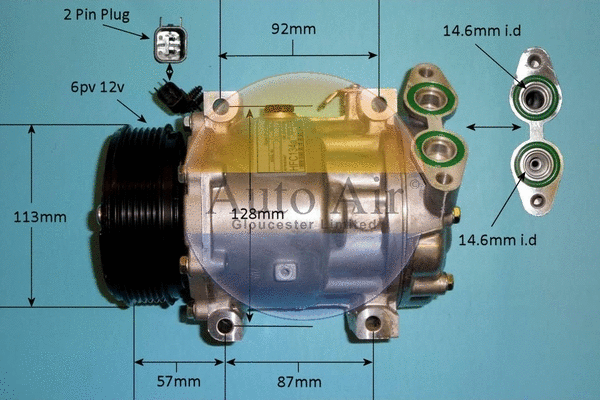 Compressor, air conditioning (14-0073p)