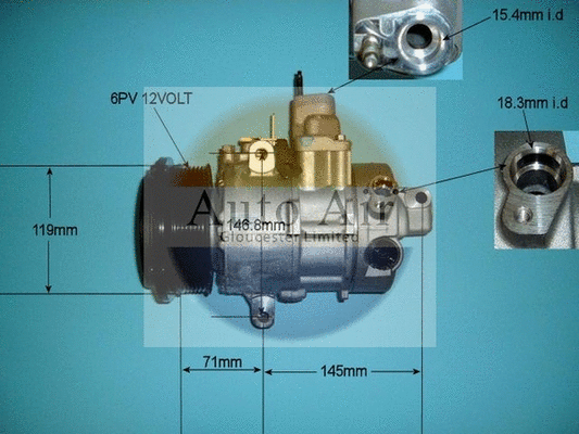 Compressor, air conditioning (14-1243)