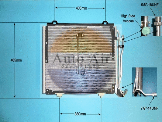 Condenser, air conditioning (16-1204)