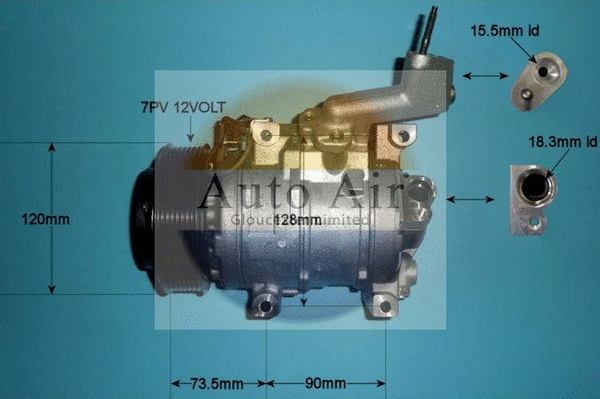 Compressor, air conditioning (14-0018)