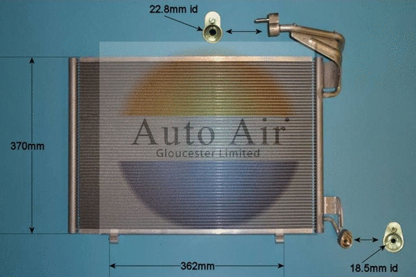 Condenser, air conditioning (16-1396)