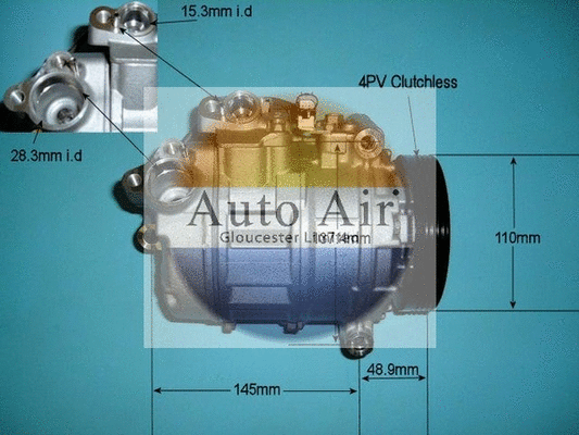 Compressor, air conditioning (14-9653)
