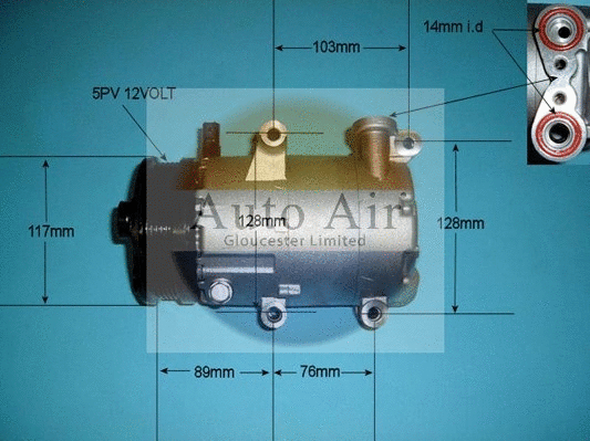 Compressor, air conditioning (14-0082P)