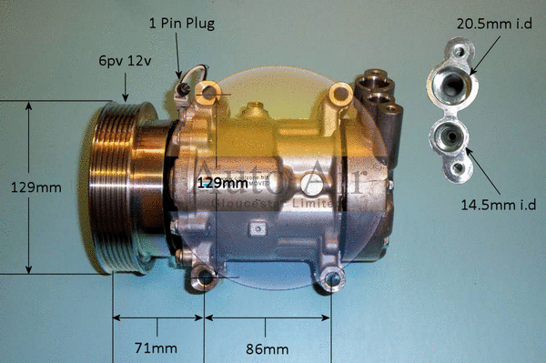 Compressor, air conditioning (14-1202P)