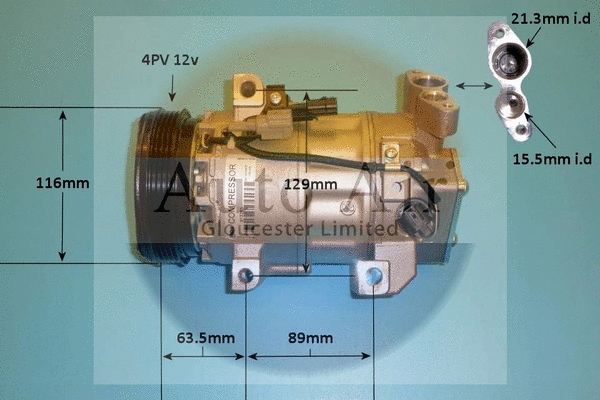 Compressor, air conditioning (14-0298)