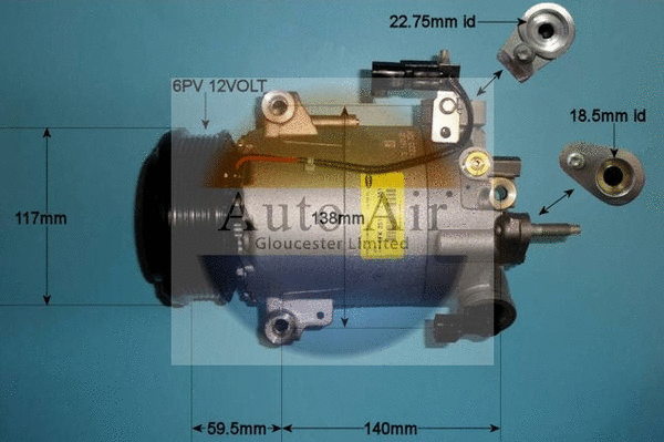Compressor, air conditioning (14-1053)