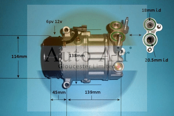 Compressor, air conditioning (14-2066P)