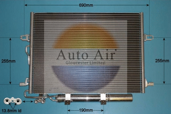 Condenser, air conditioning (16-8895A)