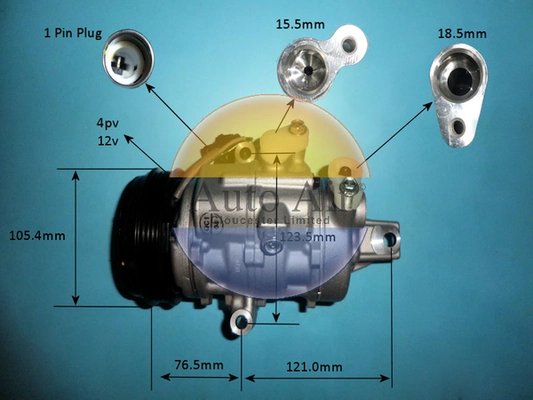 Compressor, air conditioning (14-0844)