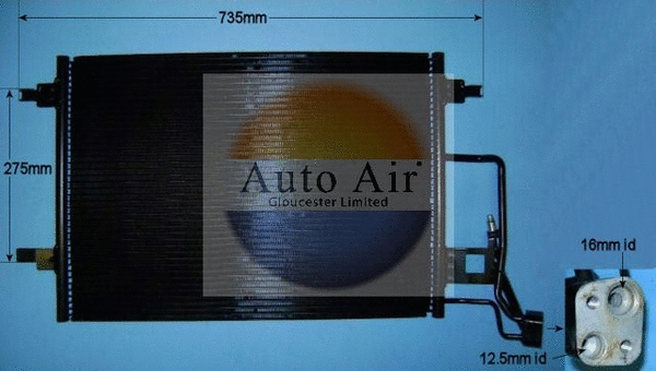 Condenser, air conditioning (16-9900)