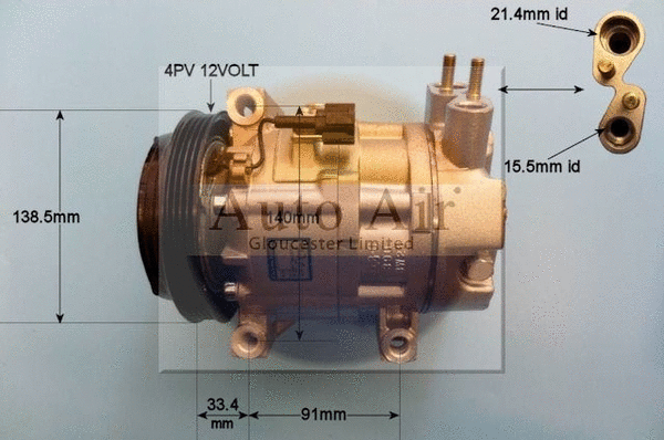 Compressor, air conditioning (14-6206)