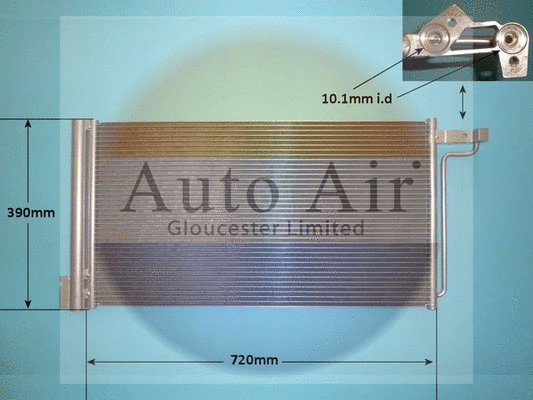 Condenser, air conditioning (16-0067)