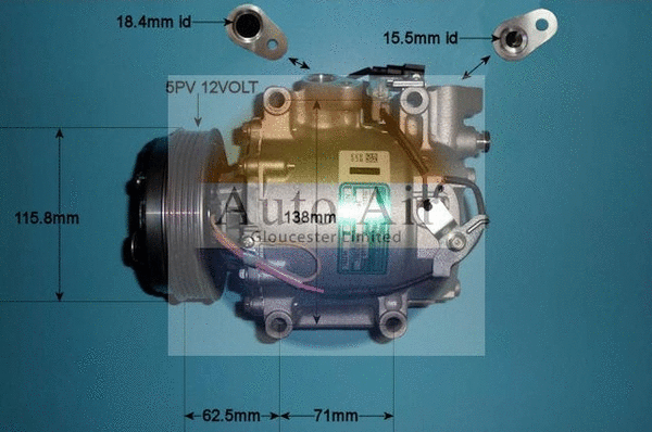 Compressor, air conditioning (14-4900)