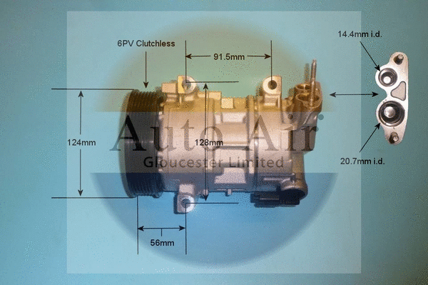 Compressor, air conditioning (14-9638P)