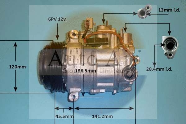 Compressor, air conditioning (14-0240)