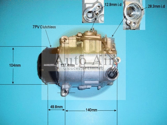 Compressor, air conditioning (14-6261)