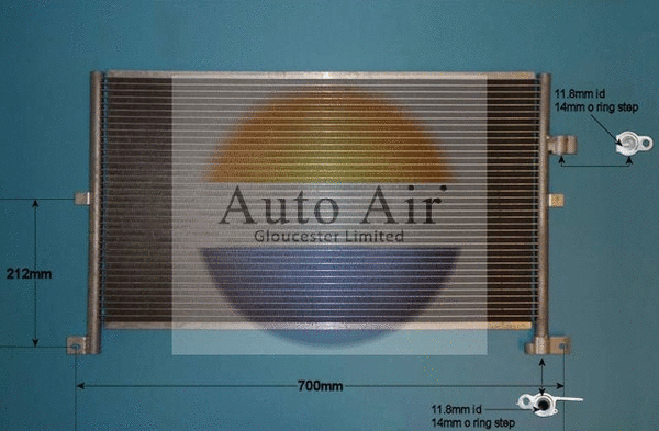 Condenser, air conditioning (16-1132)