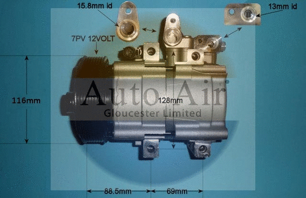 Compressor, air conditioning (14-1441p)