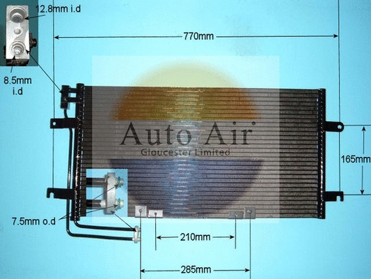 Condenser, air conditioning (16-9914)