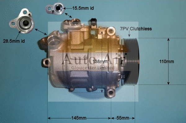 Compressor, air conditioning (14-0038)